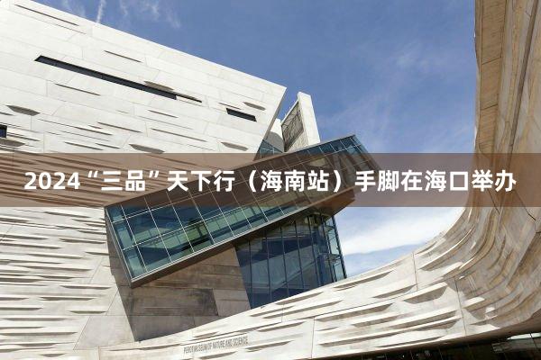 2024“三品”天下行（海南站）手脚在海口举办